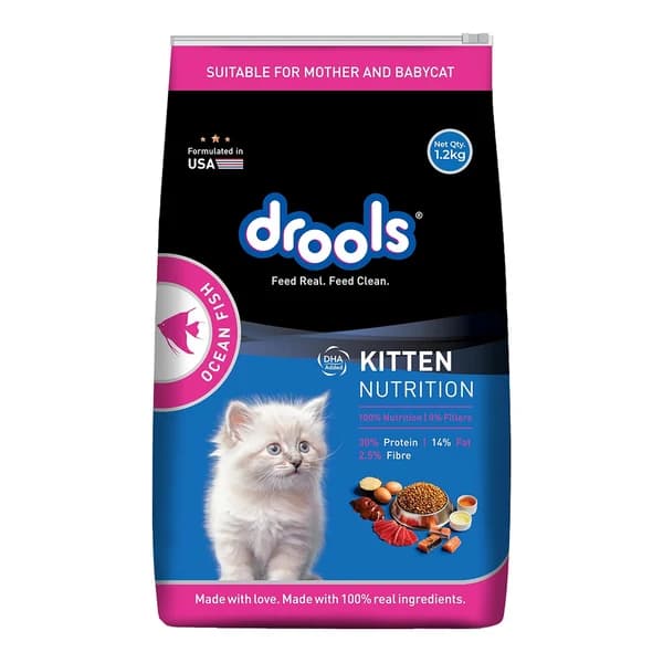 Drools Ocean Fish Kitten Cat Dry Food