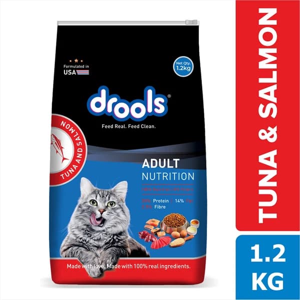 Drools Tuna & Salmon Adult Cat Dry Food