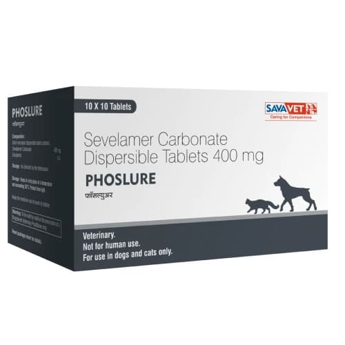 Savavet Phoslure 400mg Tablet (Sevelamer Carbonate) for Dogs and Cats