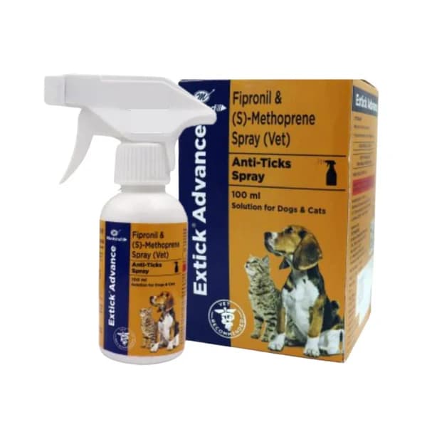 Mankind Extick Advance Spray for Dogs & Cats – 100 ml