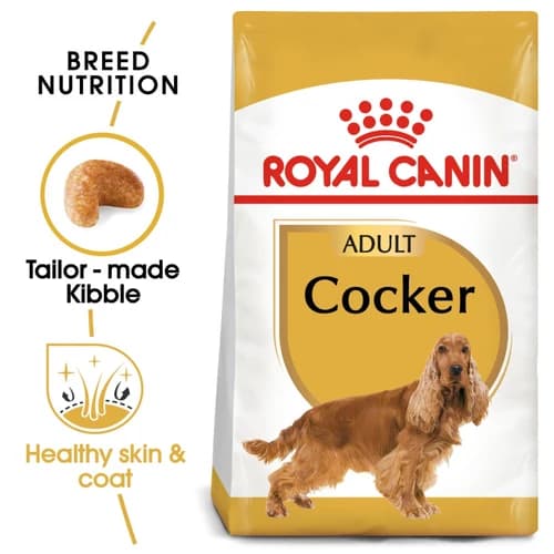 Royal Canin Cocker Adult Dog Dry Food – Breed-Specific Nutrition for Adult Cocker Spaniels
