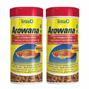 Tetra Arowana Mini Sticks Fish Food – Advanced High-Protein Floating Stick Diet with Krill & Shrimp, Natural Color Intensifiers, BioActive Immune Formula & High Digestibility for Arowana & Large Predator Fish (85g Pack)
