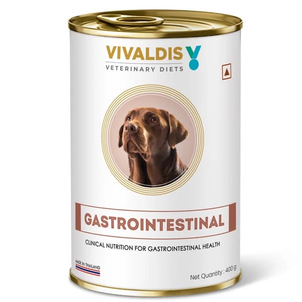 Vivaldis V Diet Gastrointestinal Clinical Nutrition Wet Dog Food (400g Can