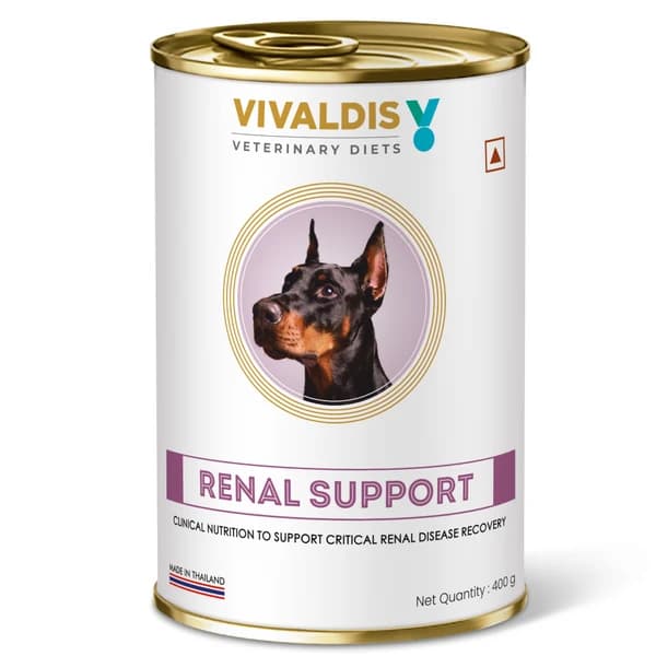 Vivaldis V Diet Renal Support Clinical Nutrition Wet Dog Food Can
