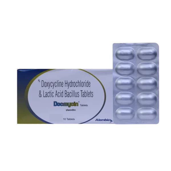 Alembic Docmycin 300 mg Doxycycline Tablets for Dogs & Cats