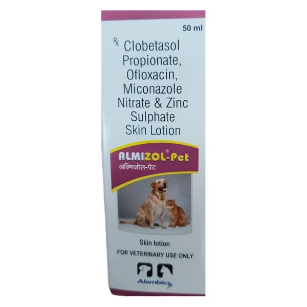 Alembic Almizole Medicated Skin Lotion for Dogs & Cats