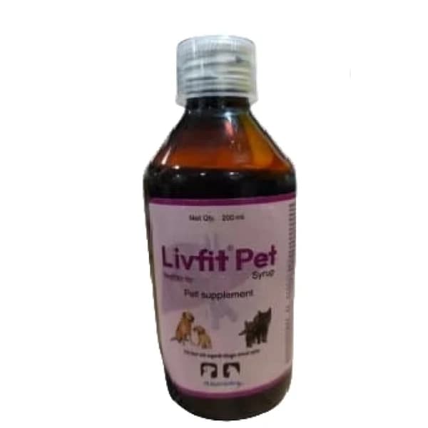 Alembic Livfit Pet Liver Support Syrup for Dogs & Cats
