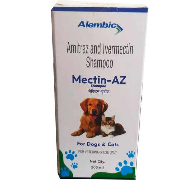 Alembic Mectin AZ Ivermectin & Amitraz Medicated Shampoo for Dogs & Cats