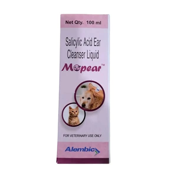 Alembic Mopear Ear Cleanser with Salicylic Acid for Dogs & Cats