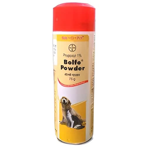 Bayer / Elanco Bolfo (Propoxur 1% w/w) Fast-Acting Topical Anti-Tick, Flea & Lice Powder for Dogs & Cats (75g / 100g)