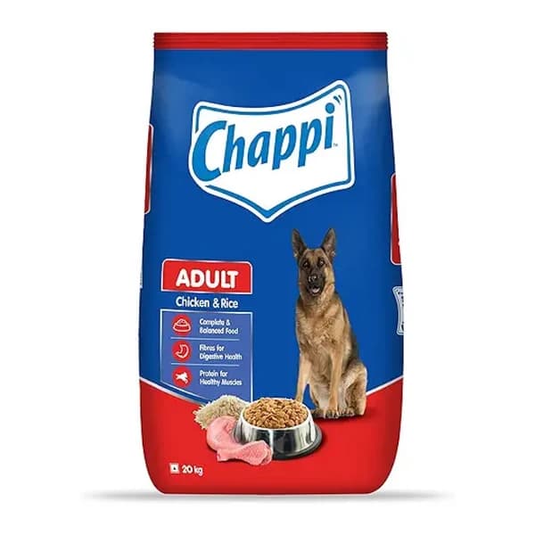 Chappi Chicken & Rice Complete & Balanced Dry Dog Food for Adult Dogs (1+ Years)