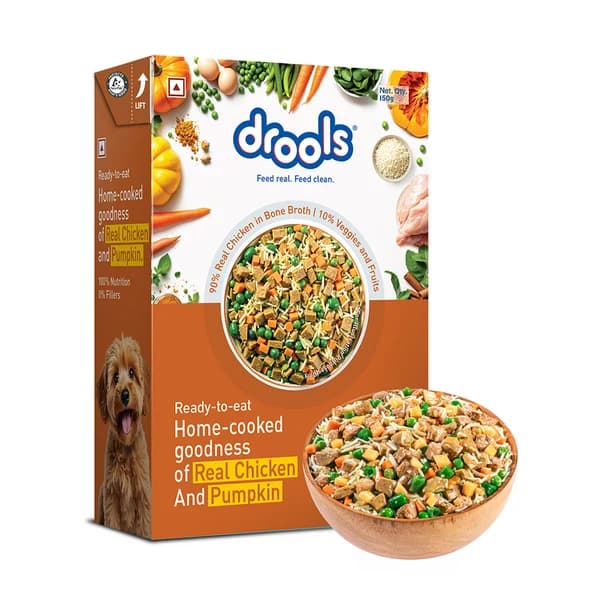 Drools Tetra Pack Real Chicken & Pumpkin Fresh Food for Dogs