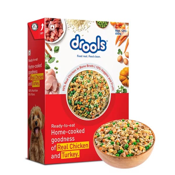 Drools Tetra Pack Real Chicken & Turkey Fresh Food for Dogs