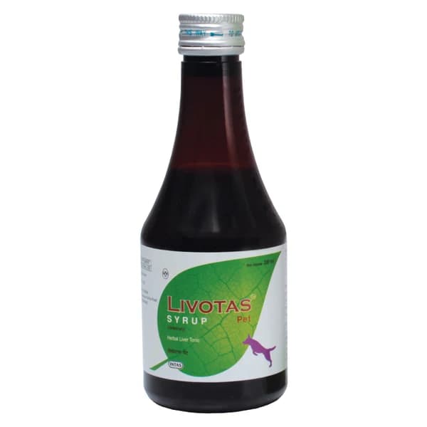 Intas Livotas Pet Comprehensive Hepatoprotective Liver Tonic & Appetite Booster Syrup for Dogs & Cats