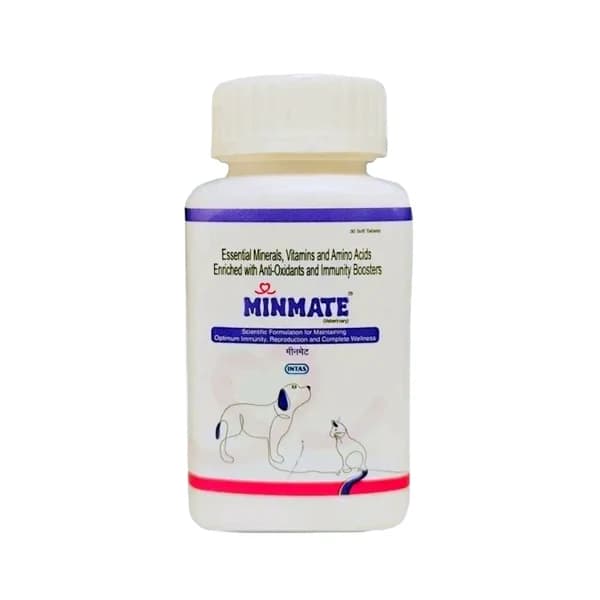 Intas Minmate Tablet Immunity Supplement for Dogs & Cats