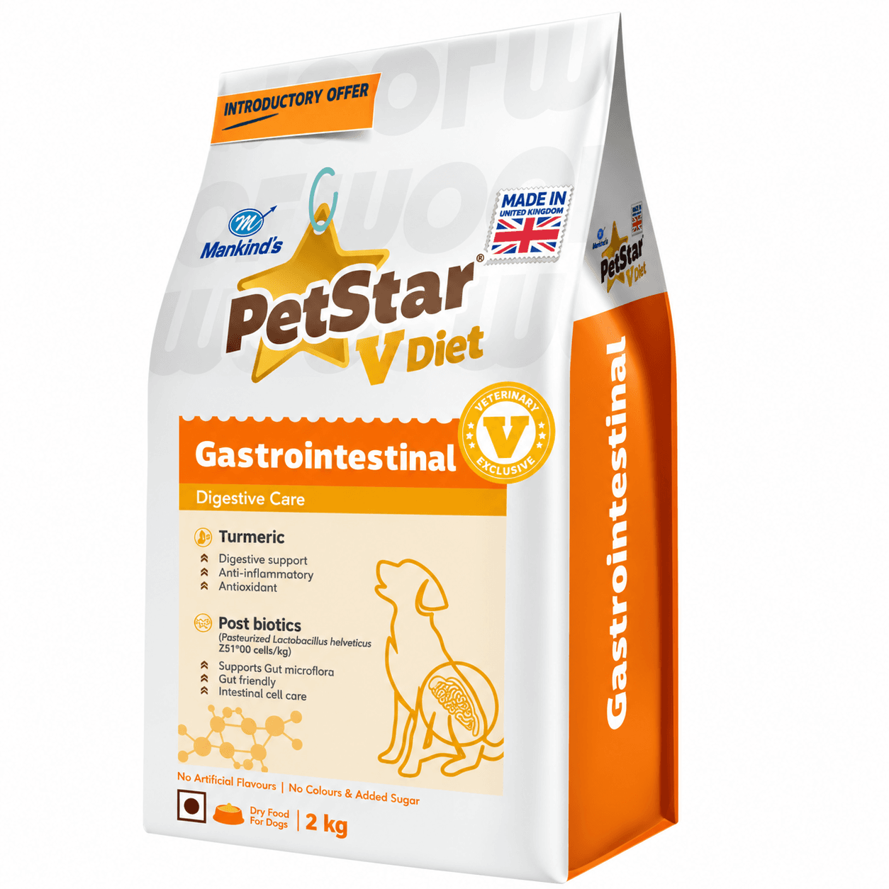 Mankind PetStar V Diet Clinical Gastrointestinal & Digestive Care Dry Dog Food