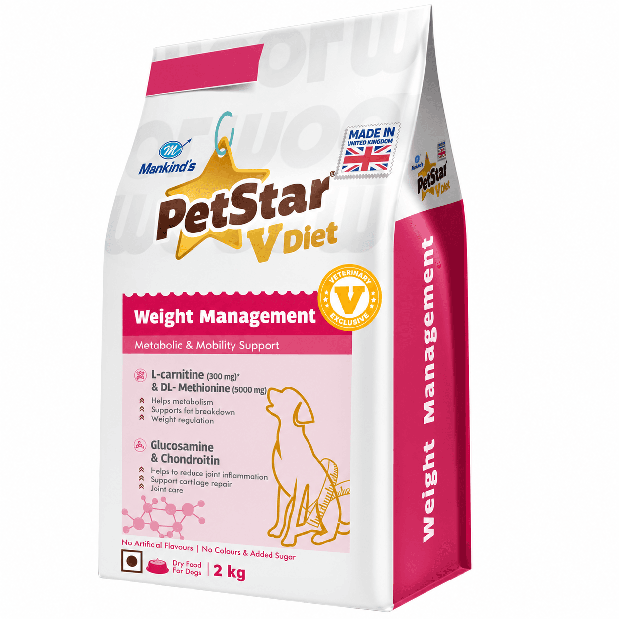 Mankind PetStar V Diet Clinical Weight Management, Metabolic & Motility Support Dry Dog Food