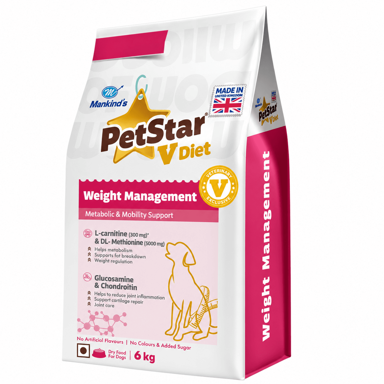 Mankind PetStar V Diet Clinical Weight Management, Metabolic & Motility Support Dry Dog Food