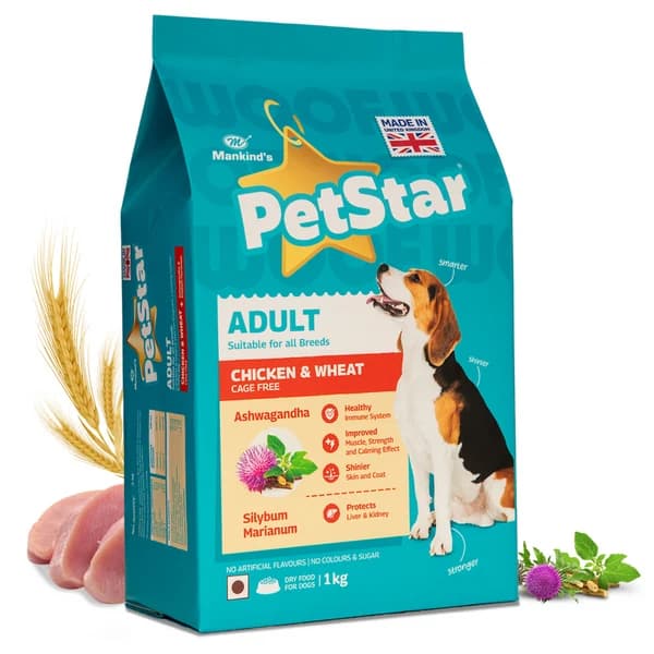 Mankind PetStar Chicken & Wheat Adult Dog Dry Food