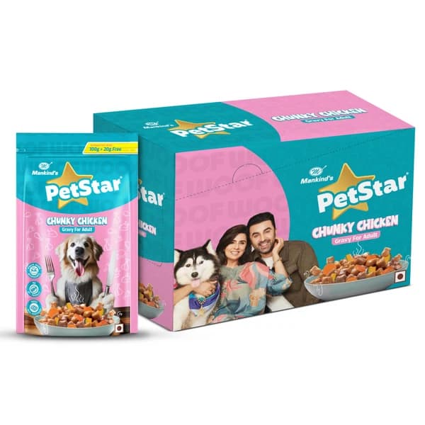 Mankind PetStar Chunky Chicken Gravy Adult Dog Wet Food