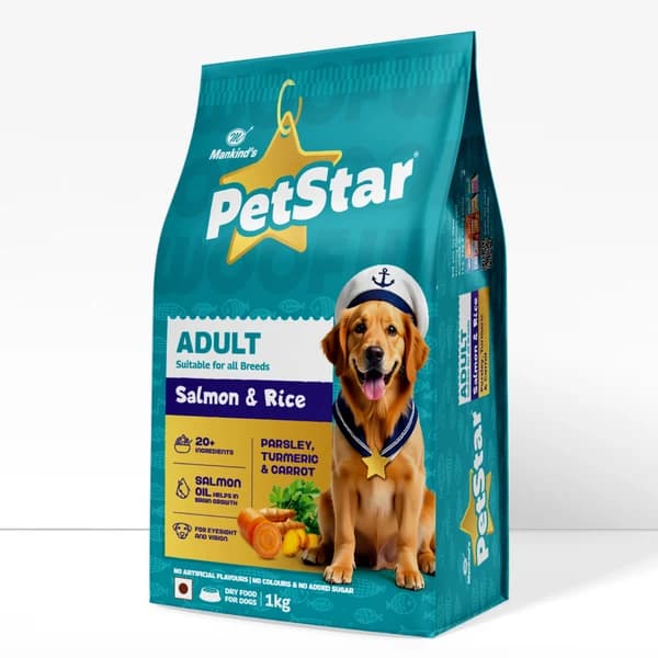 Mankind PetStar Salmon & Rice Dog Dry Food
