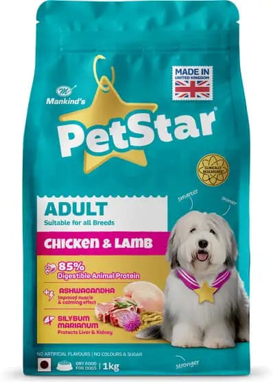 Mankind PetStar Chicken & Lamb Adult Dog Dry Food