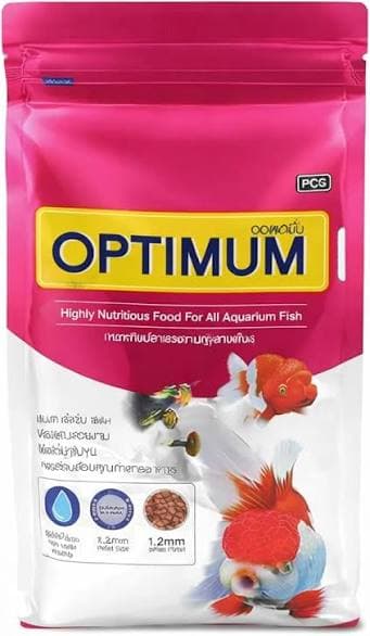 Optimum Highly Nutritious Fish Food – Complete Daily Aquarium Diet with Colour Enhancement, Growth Support, Vitamin C & E, and Non-Water-Fouling Formula for Community Tanks (1kg Bulk Pack)