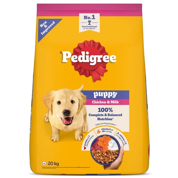 Pedigree Chicken and Milk Puppy Dog Dry Food20kg