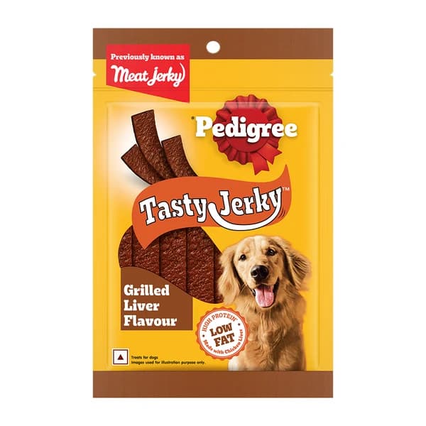 Pedigree Tasty Jerky Dog Treats - Grilled Liver Flavour