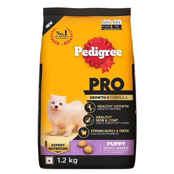 Pedigree PRO Expert Nutrition Dry Dog Food for Small Breed Puppies (2 to 9 Months)