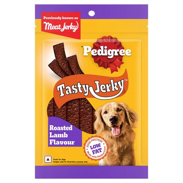 Pedigree Tasty Jerky Dog Treats - Roasted Lamb Flavour