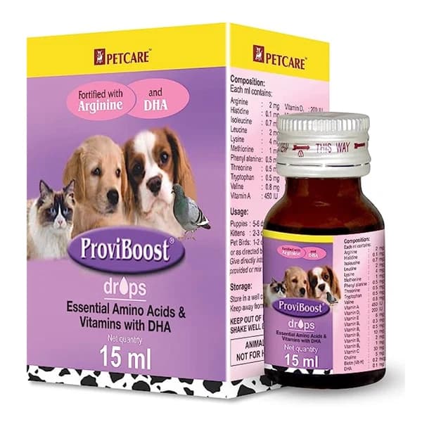 Petcare ProviBoost Drops Multivitamin Supplement for Puppies & Kittens – 15 ml