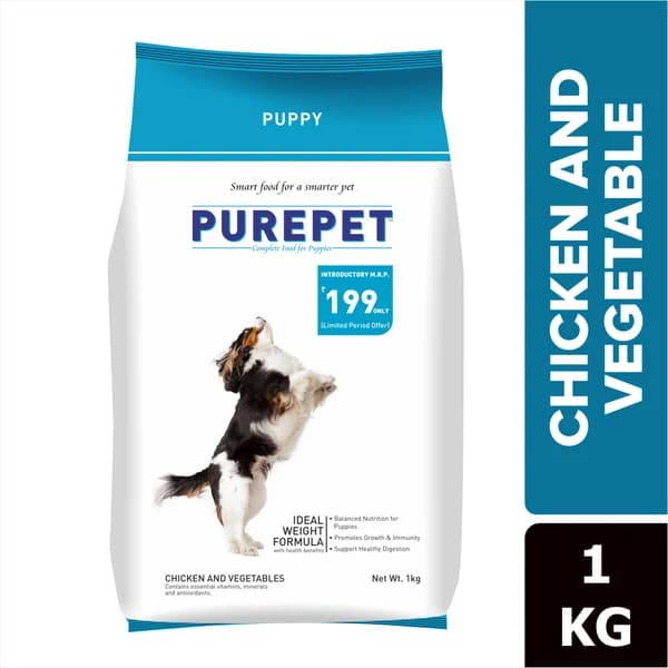 Purepet Chicken & Vegetable Puppy Dry Dog Food