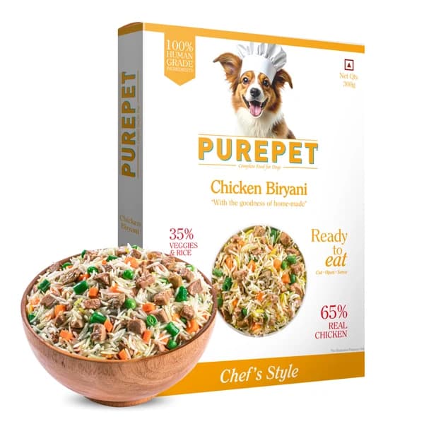 Purepet Chicken Biryani Fresh Food for Dogs