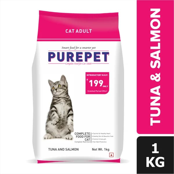 Purepet Tuna & Salmon Adult Cat Dry Food