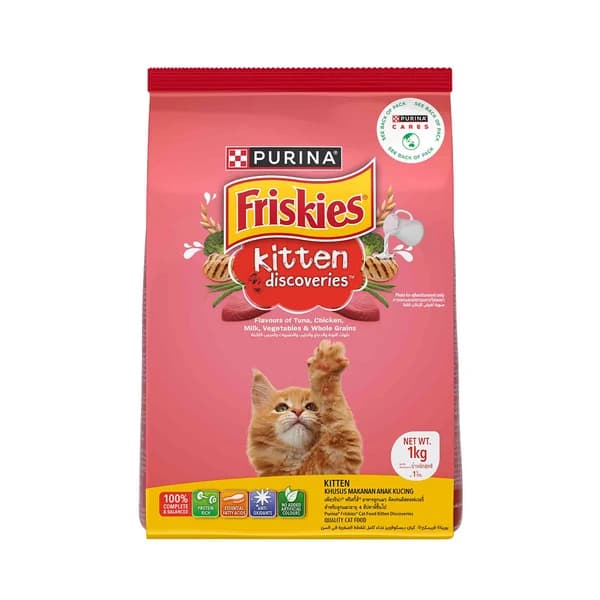 Purina Friskies Kitten Discoveries Complete & Balanced Dry Kitten Food