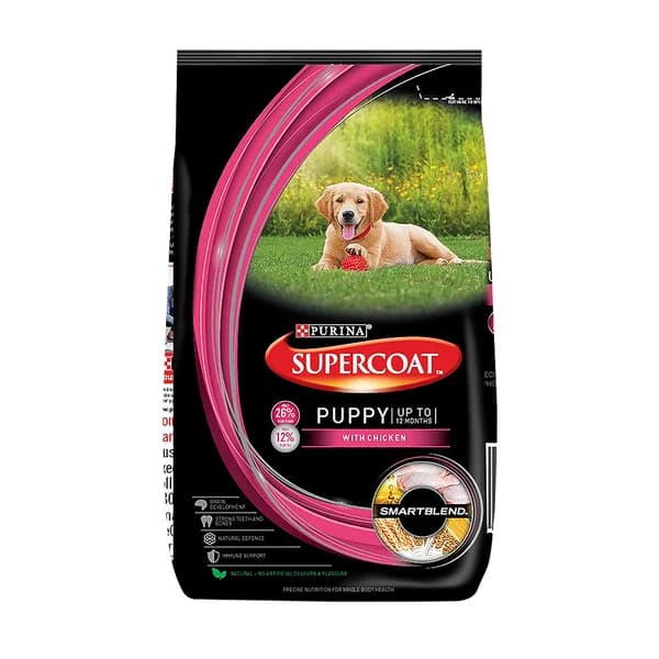 Purina SuperCoat with Chicken Smartblend Puppy Dog Dry Food (Up to 12 Months)