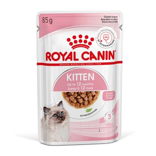 Royal Canin Kitten Wet Food in Gravy 85g Pouch