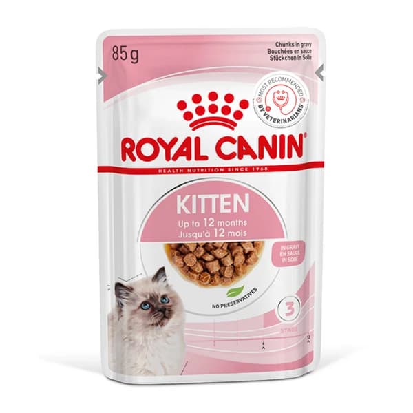 Royal Canin Kitten Wet Food in Gravy (85g Pouch)