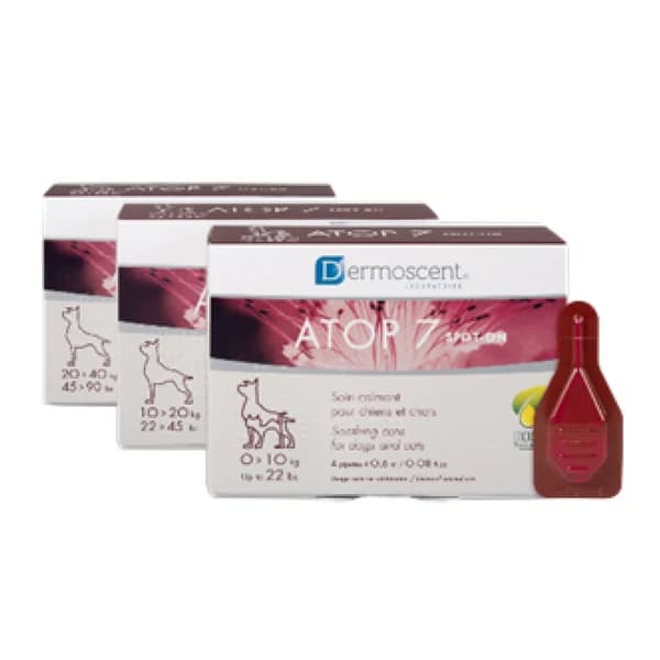 Savavet Dermoscent ATOP 7® Natural Soothing & Skin Barrier Repair Spot-On for Dogs (20–40 kg)