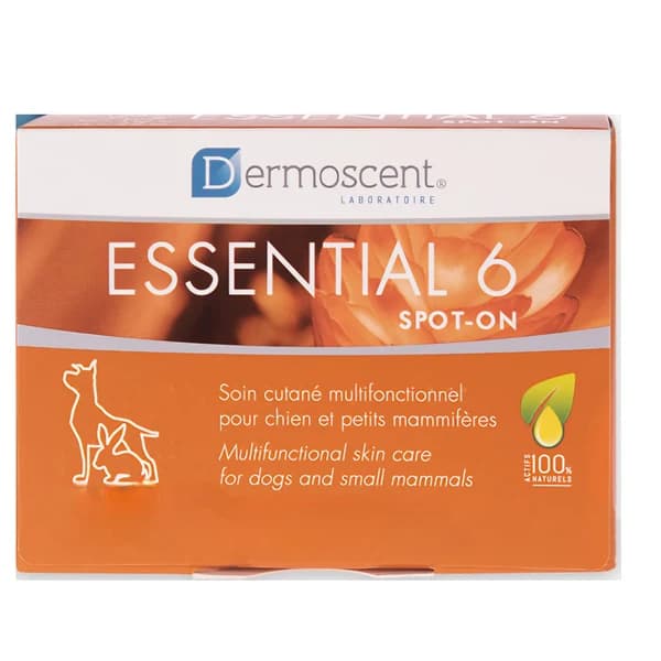 Savavet Dermoscent Essential 6® Multi-Function Skin & Coat Dermo-Care Spot-On for Puppies, Small & Toy Breed Dogs (0 to 10 kg)