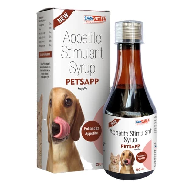Savavet PetsApp Herbal Appetite Support Syrup for Dogs & Cats 200ml