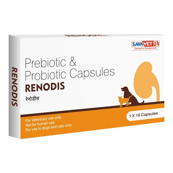 Savavet Renodis Prebiotic & Probiotic Capsules for Dogs & Cats