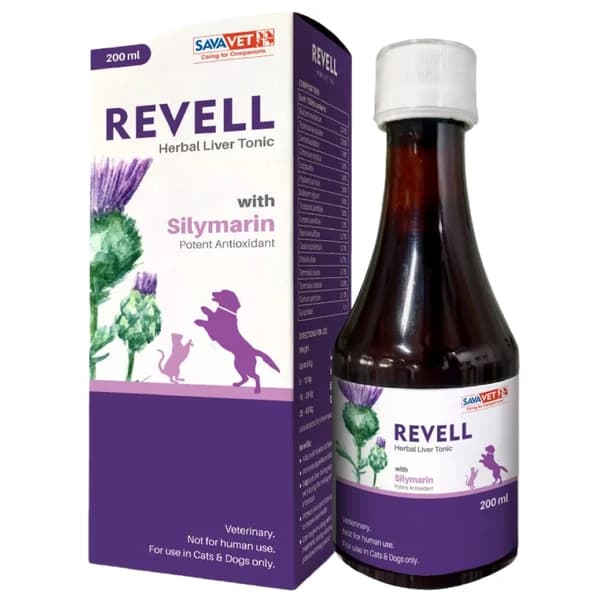 Savavet Revell Herbal Liver Syrup for Dogs & Cats 200ml