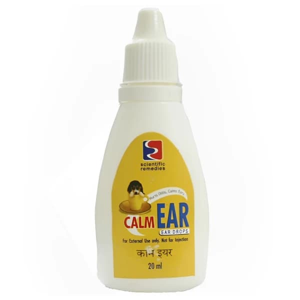 Scientific Remedies Calm Ear Drops – Broad-Spectrum 4-in-1 Otic Solution with Ofloxacin (or Neomycin), Clotrimazole, Beclomethasone Dipropionate & Lignocaine for Bacterial & Fungal Ear Infections (15 ml Bottle)