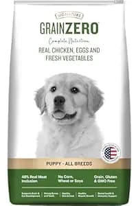 Signature Grain Zero Puppy Dog Dry Food (Real Chicken, Egg & Vegetables) – High-Protein, Grain-Free Puppy Formula with 48% Chicken, DHA, EPA, Superfruits & Probiotics for Growth & Immunity