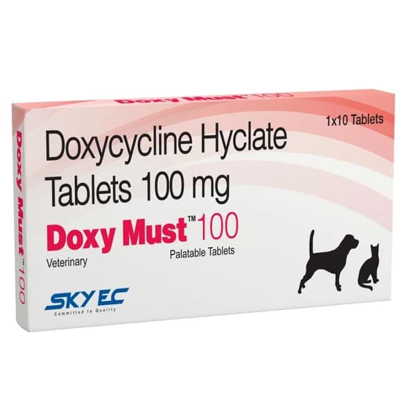 SkyEc Doxy Must 100mg (Doxycycline Hyclate) Tablets for Dogs and Cats