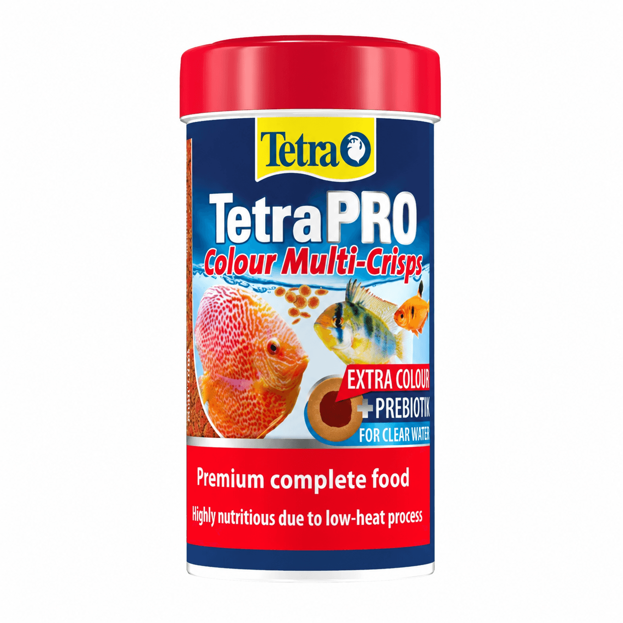 Tetra TetraPRO Colour Multi-Crisps – Premium 2-Colour Crisp Diet with Natural Carotenoids, High Protein (~46%), Low-Heat Nutrient Preservation & Prebiotics for Tropical Fish Colour Enhancement (45g Pack)