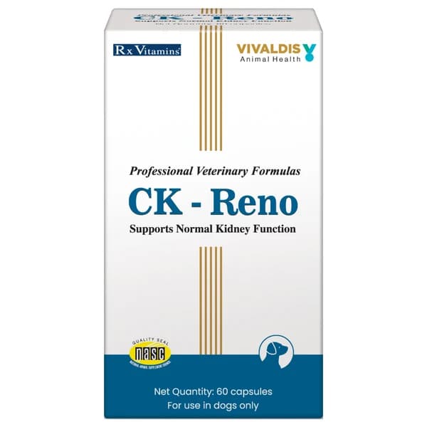 Vivaldis CK-Reno Kidney Function Support Tablets / Capsules for Dogs (Pack of 60)
