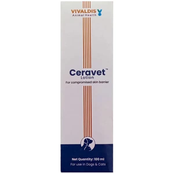 Vivaldis Ceravet Skin Barrier Repair Lotion for Dogs and Cats (100ml)